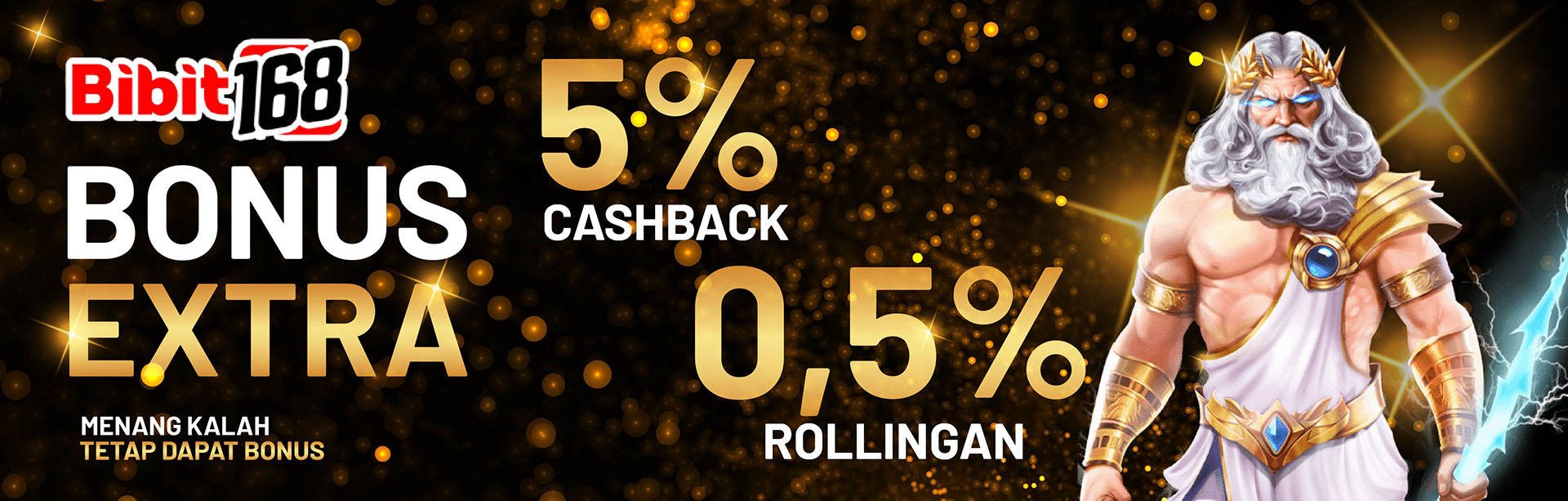 BONUS  ROLLINGAN DAN CASHBACK