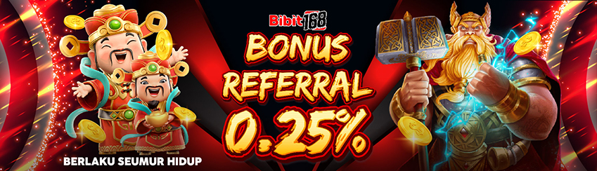 BONUS REFERRAL 0.25%
